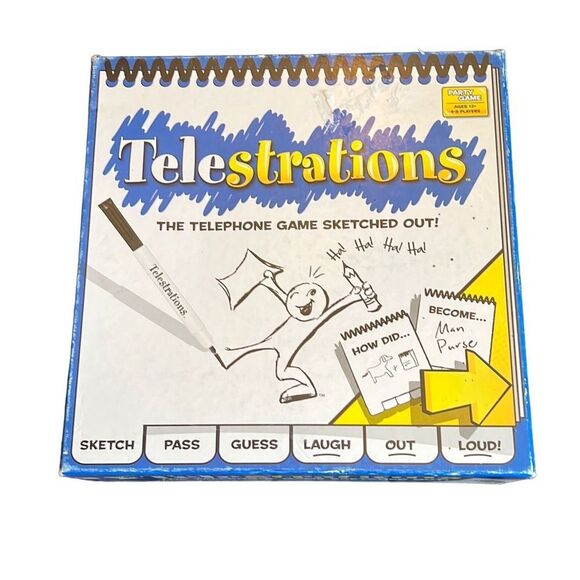 USAopoly “Telestrations” The‎ Telephone Game Sketched Out! Game - Picture 1 of 3